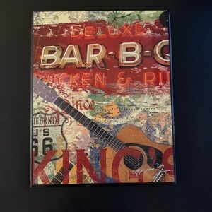 Bar-B-Q Wall Art Guitar Eric Yang Print Grill Man Cave Bar